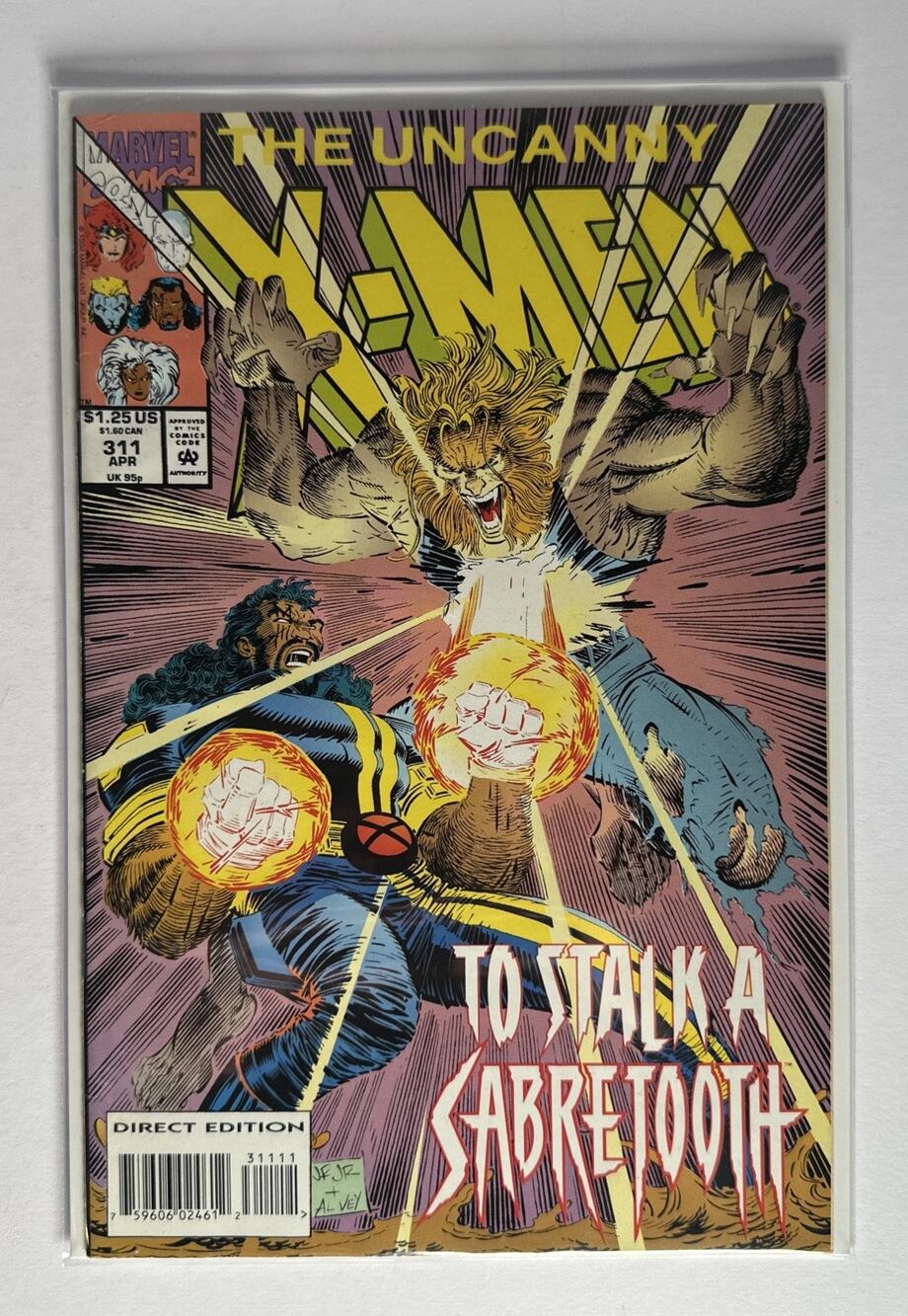 Uncanny X-Men Vol 1 #311 1st Cameo Of Phalanx (Marvel Comics 1994)